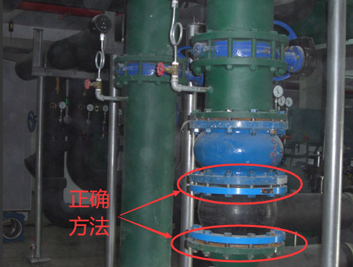 正確安裝<a href=http://www.hztsbj.com/xjjt/ target=_blank class=infotextkey>橡膠接頭</a>