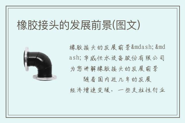 橡膠接頭的發(fā)展前景(圖文)